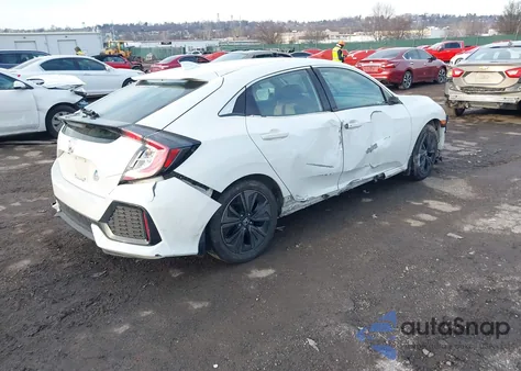 2018 Honda Civic Ex из США, поврежденный, VIN SHHFK7H5XJU419262